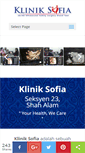 Mobile Screenshot of kliniksofia.com